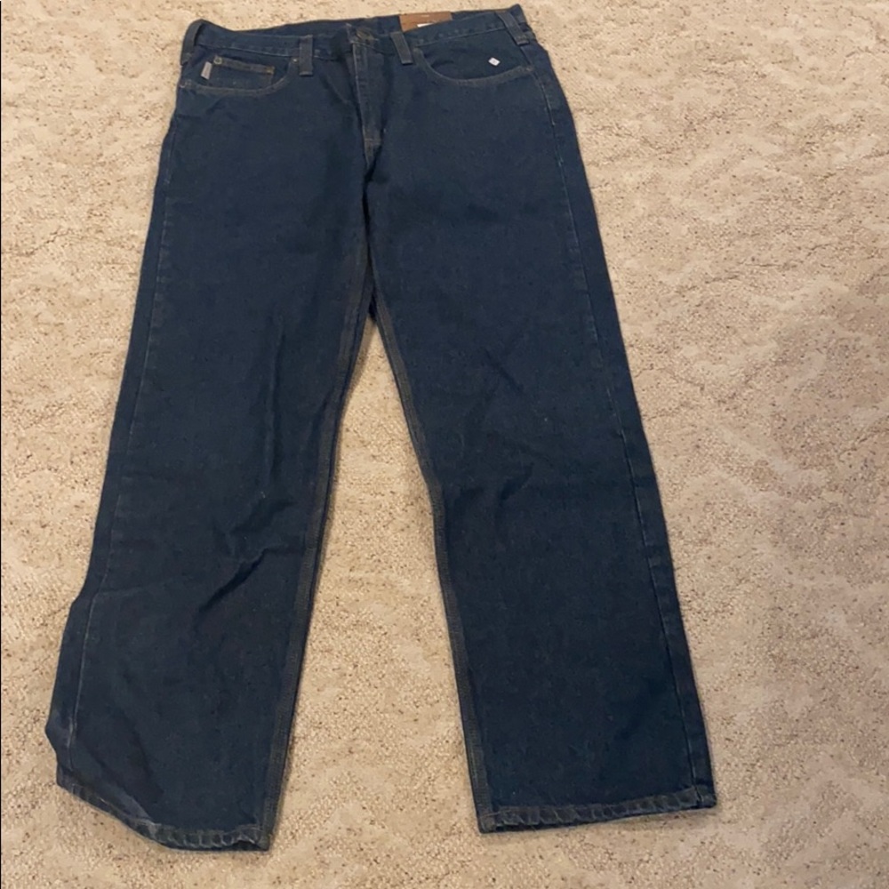Carhartt relaxed fit straight leg mens jeans